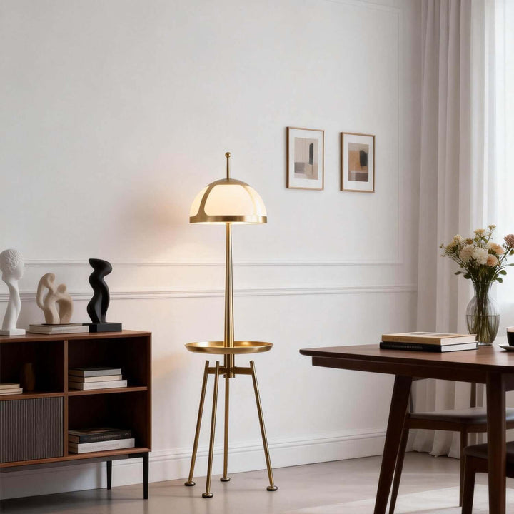 Qunaro Floor Lamp – Nordic Luxury Tray Floor Lamp