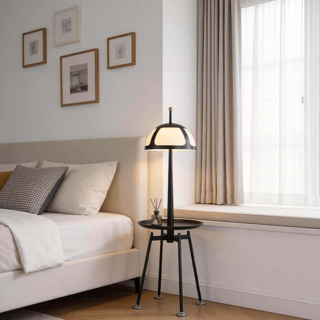 Qunaro Floor Lamp – Nordic Luxury Tray Floor Lamp