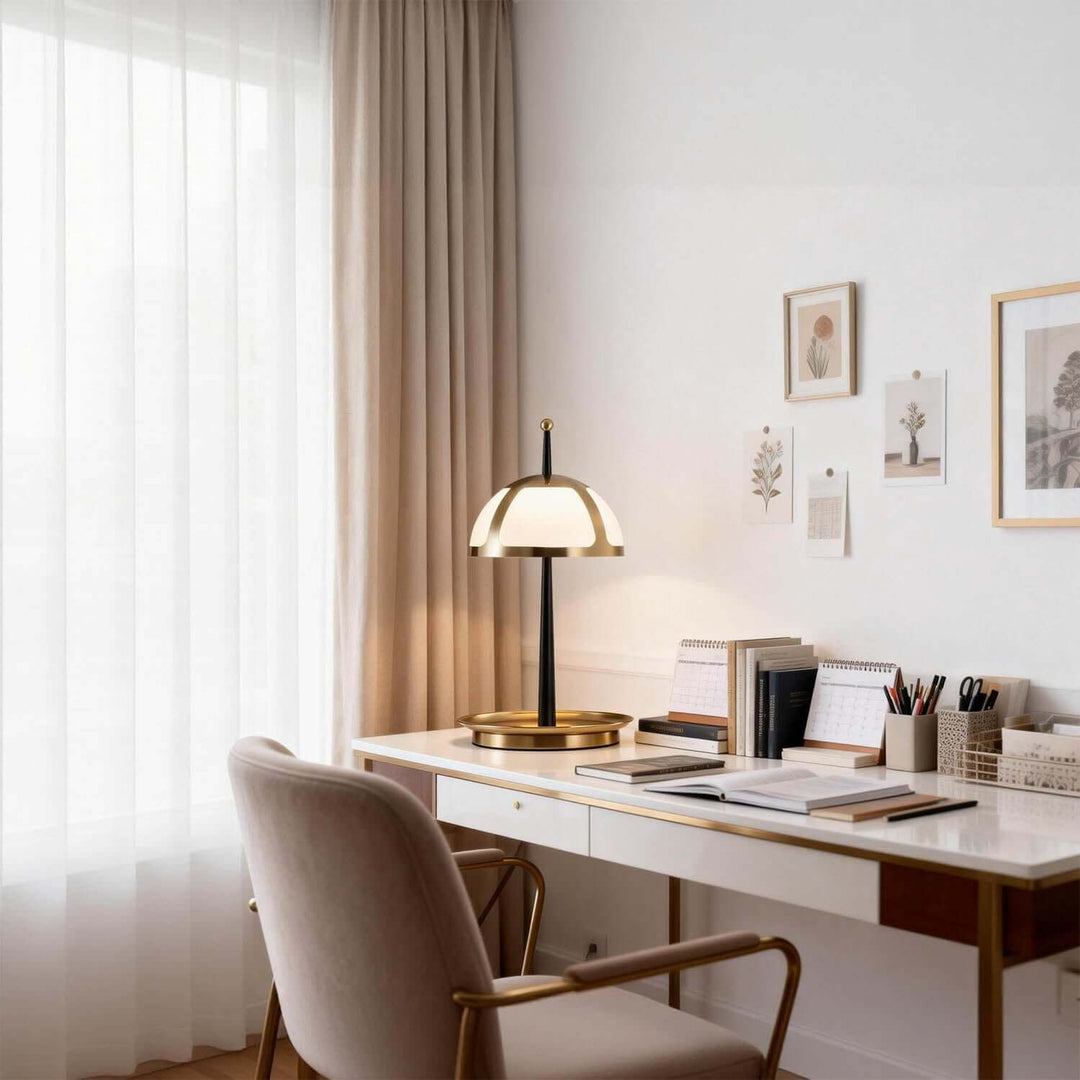 Qunaro Table Lamp – Modern Light Luxury Entryway Lamp