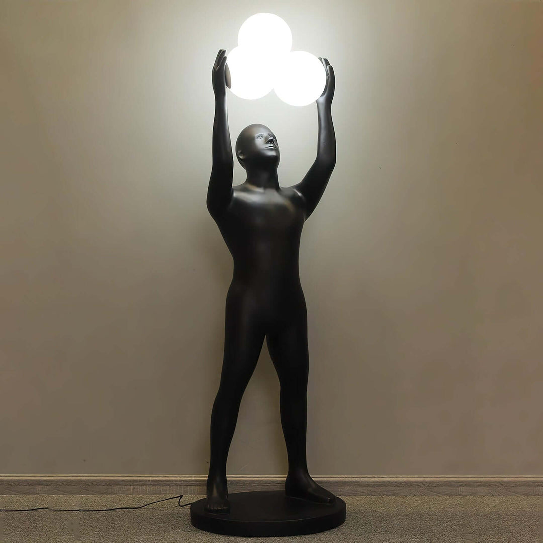 Qureal Sculpture Floor Lamp – Nordic Creative Abstract Art Light