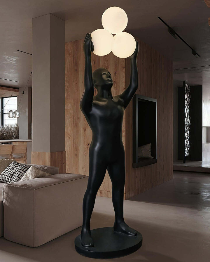 Qureal Sculpture Floor Lamp – Nordic Creative Abstract Art Light