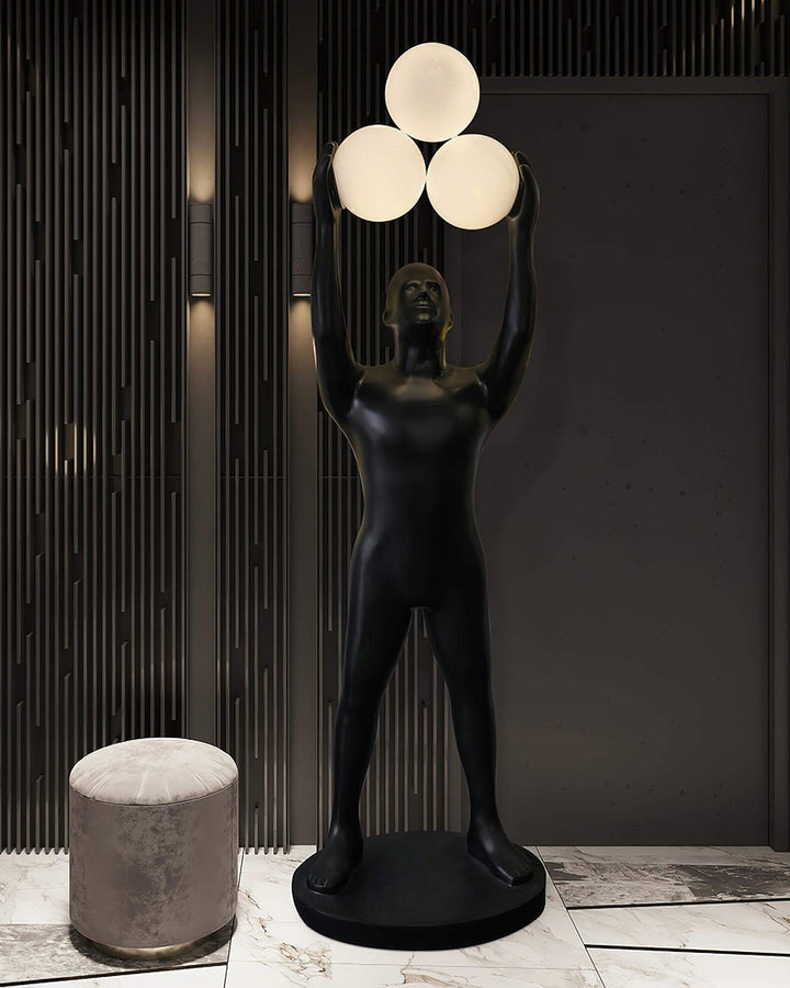 Qureal Sculpture Floor Lamp – Nordic Creative Abstract Art Light