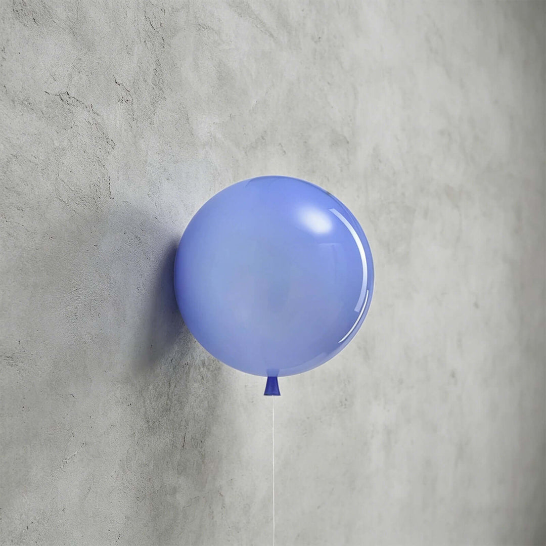 Qwerv Wall Light - Glass Art Deco Balloon for Kids' Room
