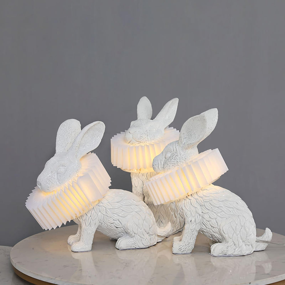 Rabbit White Resin Table Lamp | Vinlighting | Vinlighting | Vinlighting