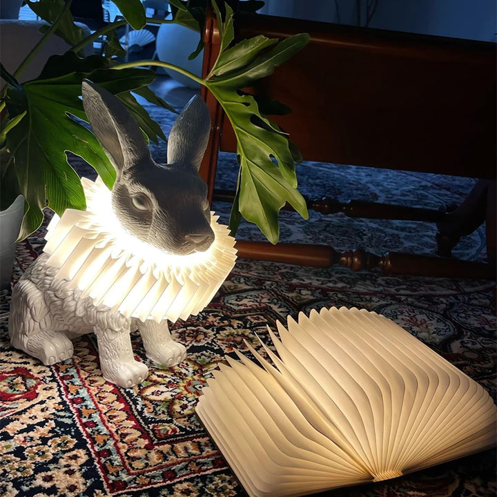 Rabbit White Resin Table Lamp | Vinlighting | Vinlighting | Vinlighting