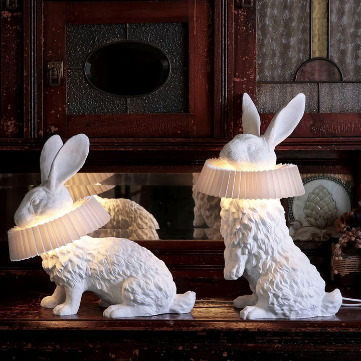 Rabbit White Resin Table Lamp | Vinlighting | Vinlighting | Vinlighting