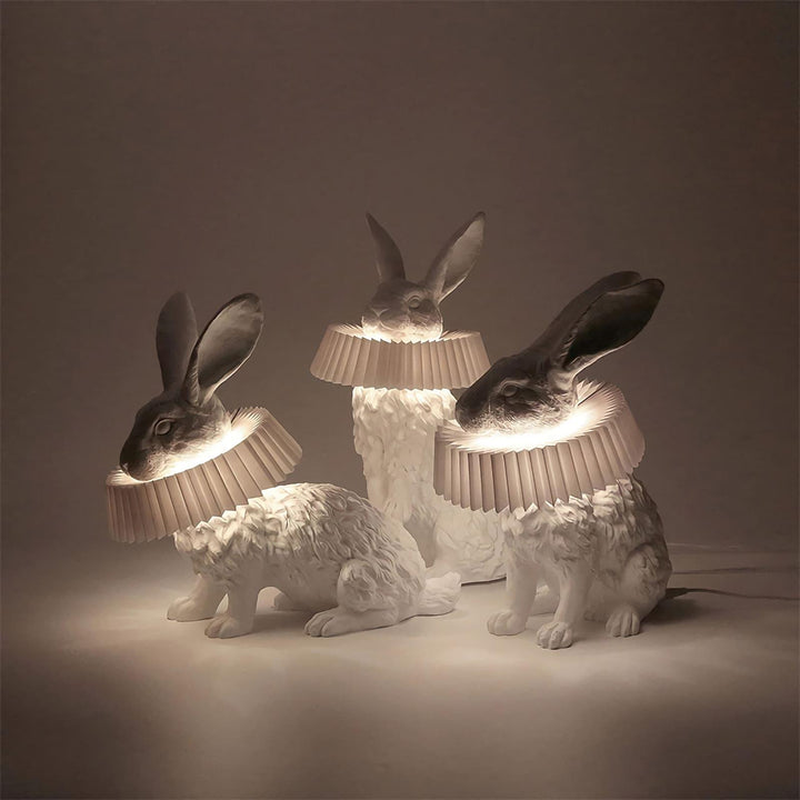 Rabbit White Resin Table Lamp | Vinlighting | Vinlighting | Vinlighting