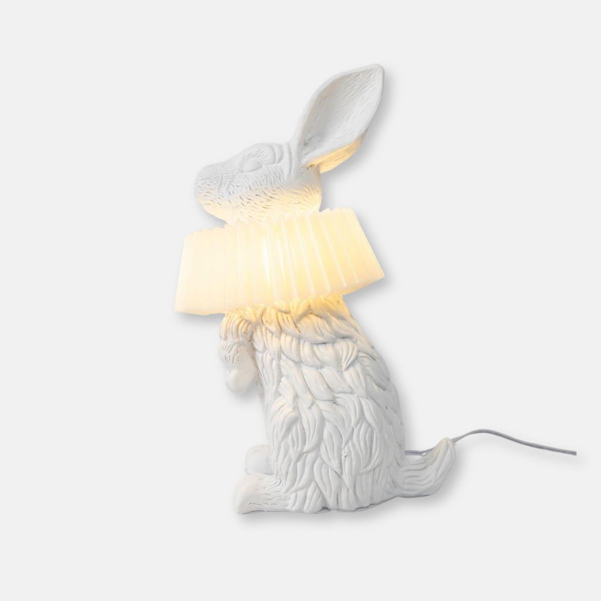 Rabbit White Resin Table Lamp - Vinlighting