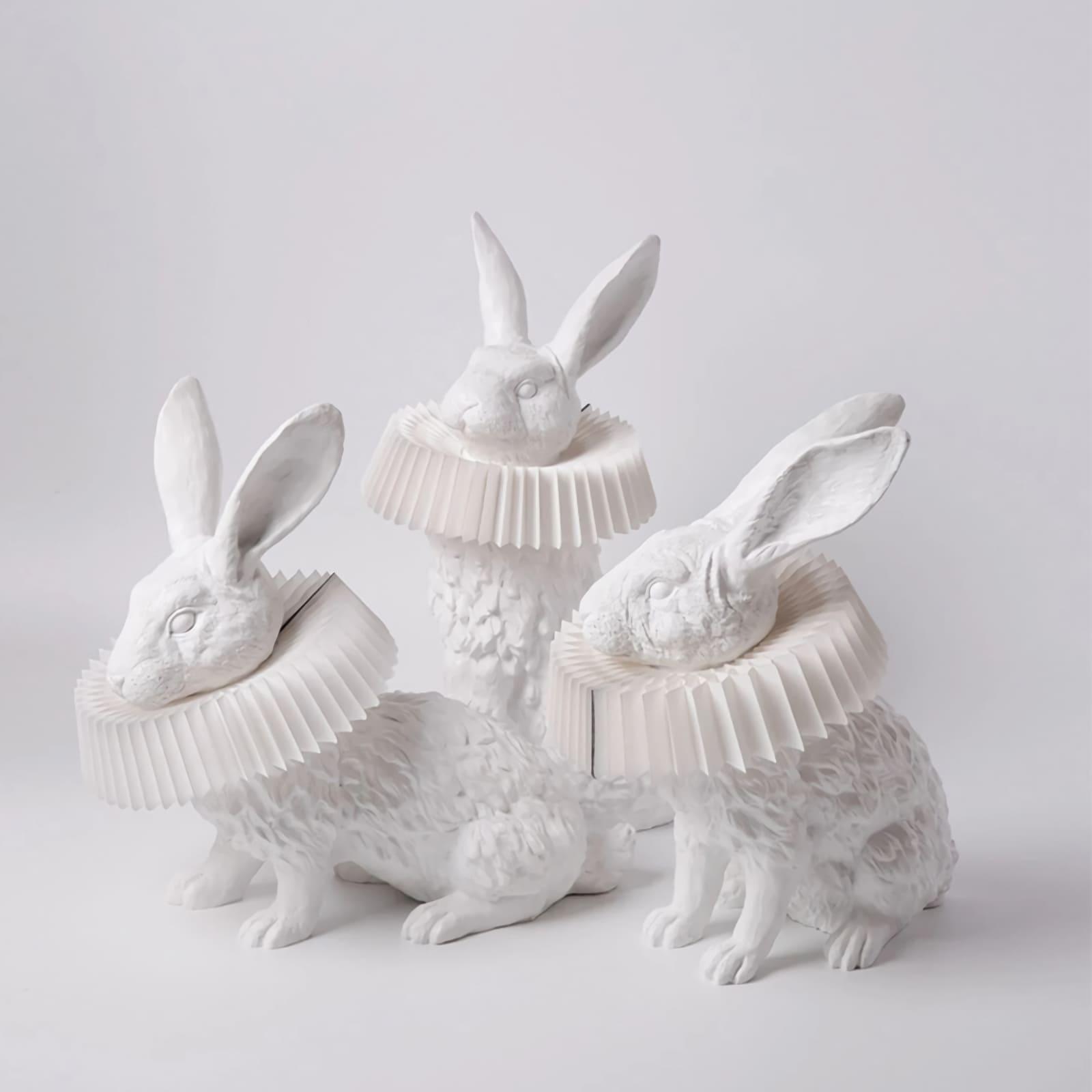 Rabbit White Resin Table Lamp - Vinlighting