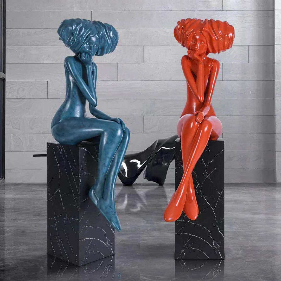 Ralima Decorative Art Sculpture – Modern Living Room Accent Piece