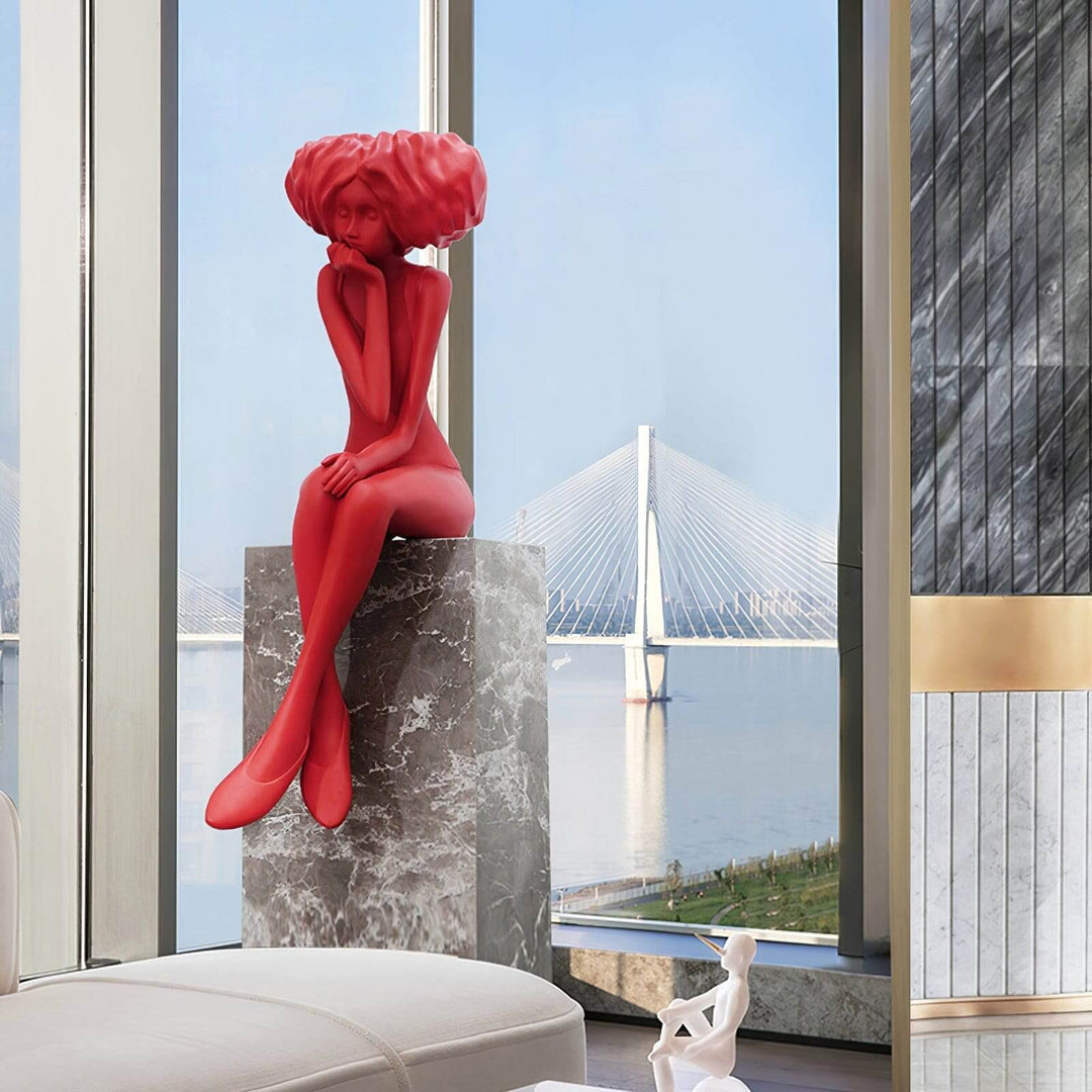 Ralima Decorative Art Sculpture – Modern Living Room Accent Piece