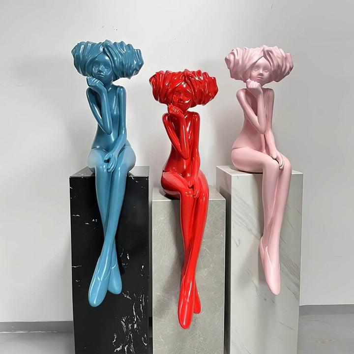 Ralima Decorative Art Sculpture – Modern Living Room Accent Piece