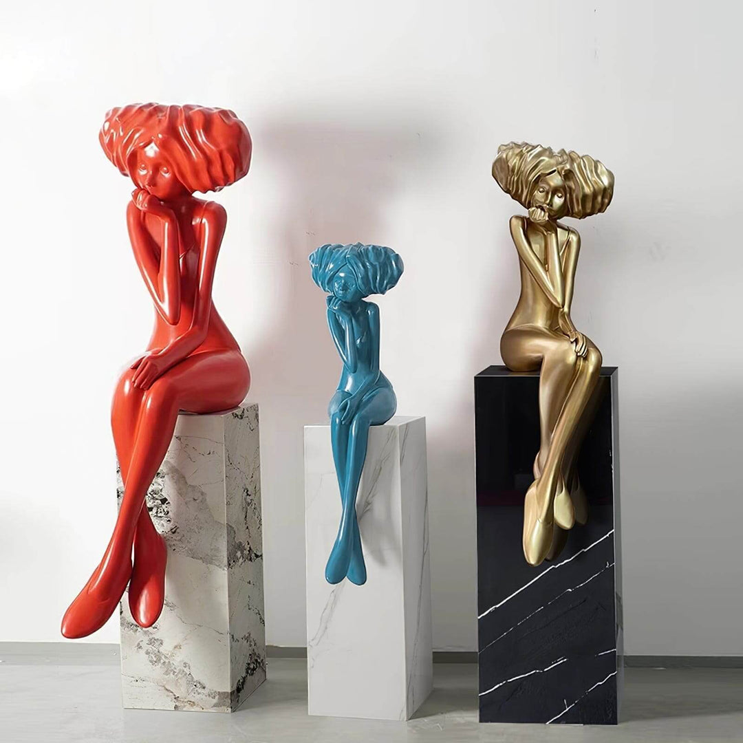 Ralima Decorative Art Sculpture – Modern Living Room Accent Piece