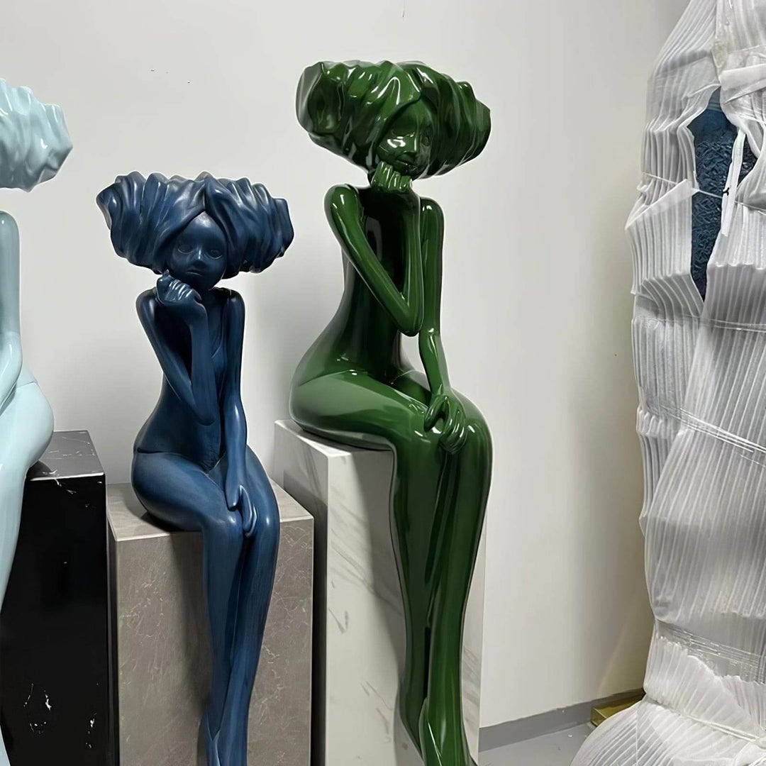 Ralima Decorative Art Sculpture – Modern Living Room Accent Piece