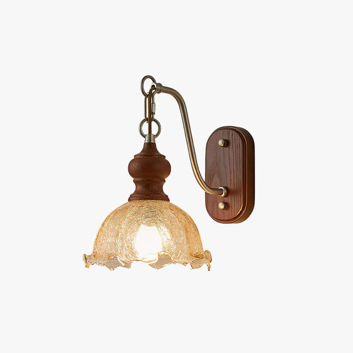Ralvyn Flower Glass Wall Lights - Vintage Bedside Sconce | Vinlighting