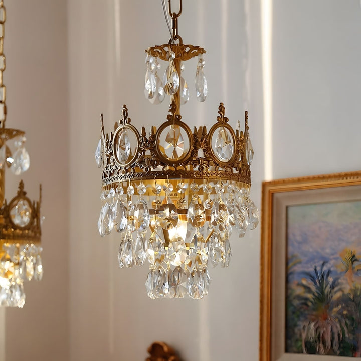 Ravani Chandelier - Vintage Crystal Brass Luxury French Light
