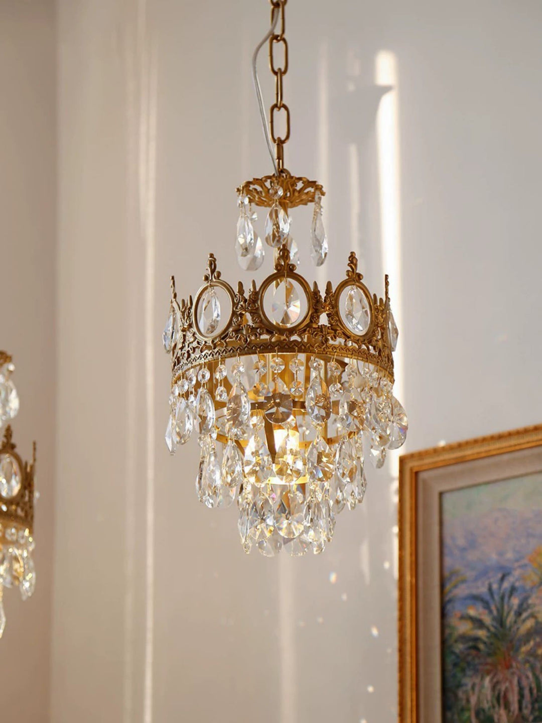 Ravani Chandelier - Vintage Crystal Brass Luxury French Light