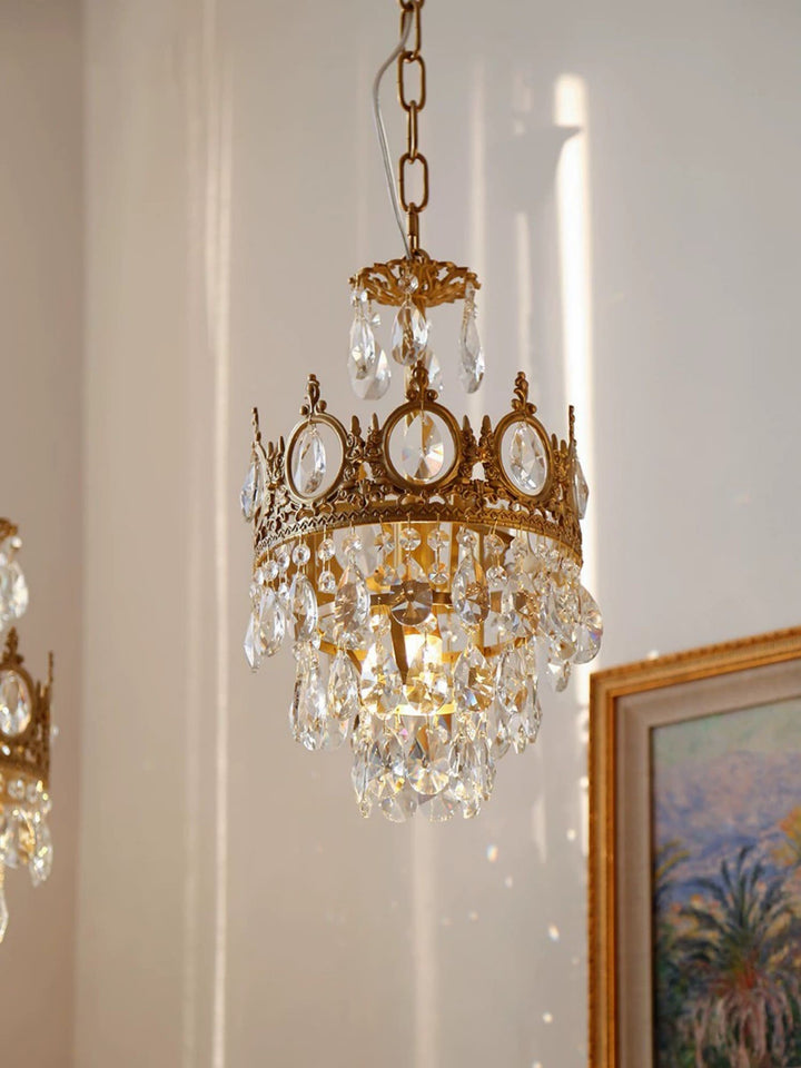 Ravani Chandelier - Vintage Crystal Brass Luxury French Light