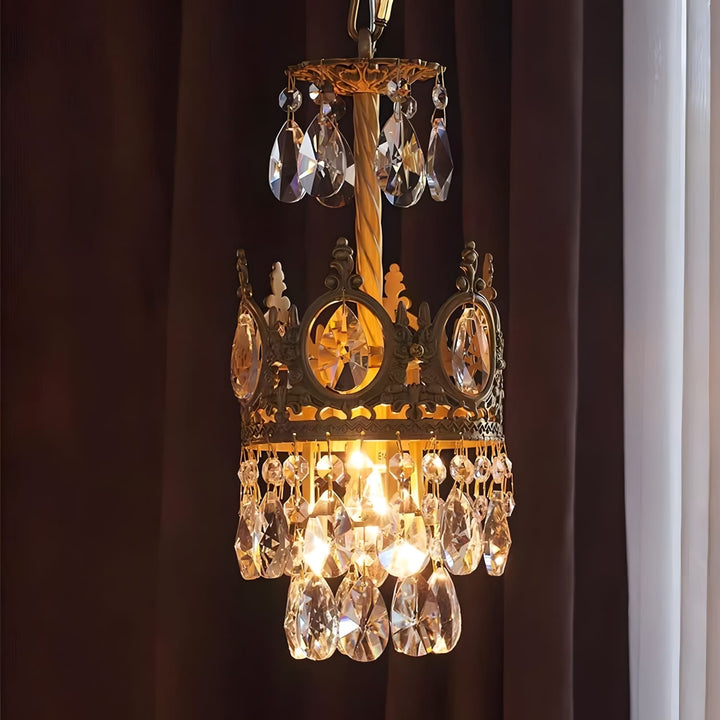 Ravani Chandelier - Vintage Crystal Brass Luxury French Light