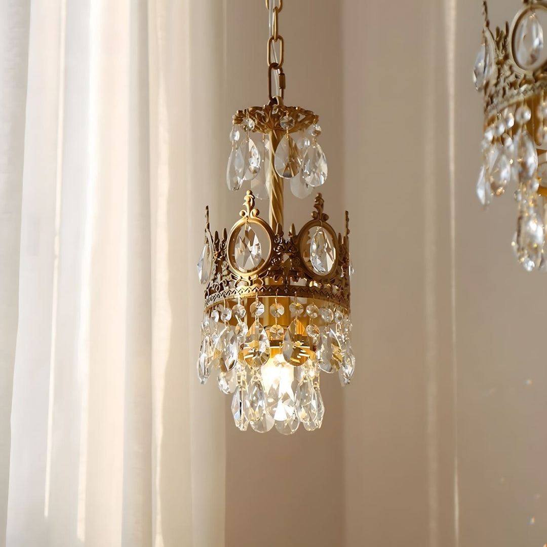 Ravani Chandelier - Vintage Crystal Brass Luxury French Light