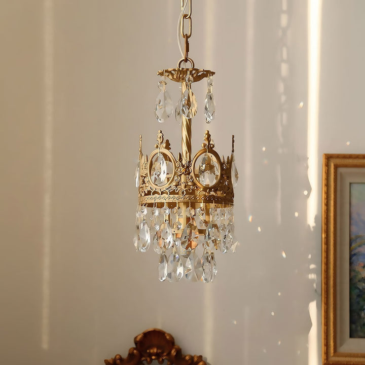 Ravani Chandelier - Vintage Crystal Brass Luxury French Light