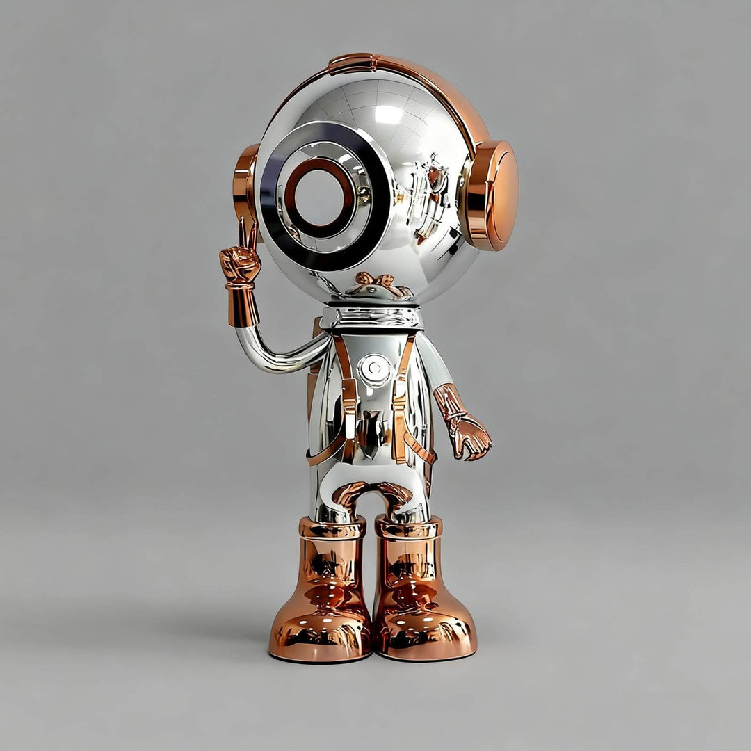 Ravino Art Deco Floor Lamp – Astronaut Sculpture for Living Room