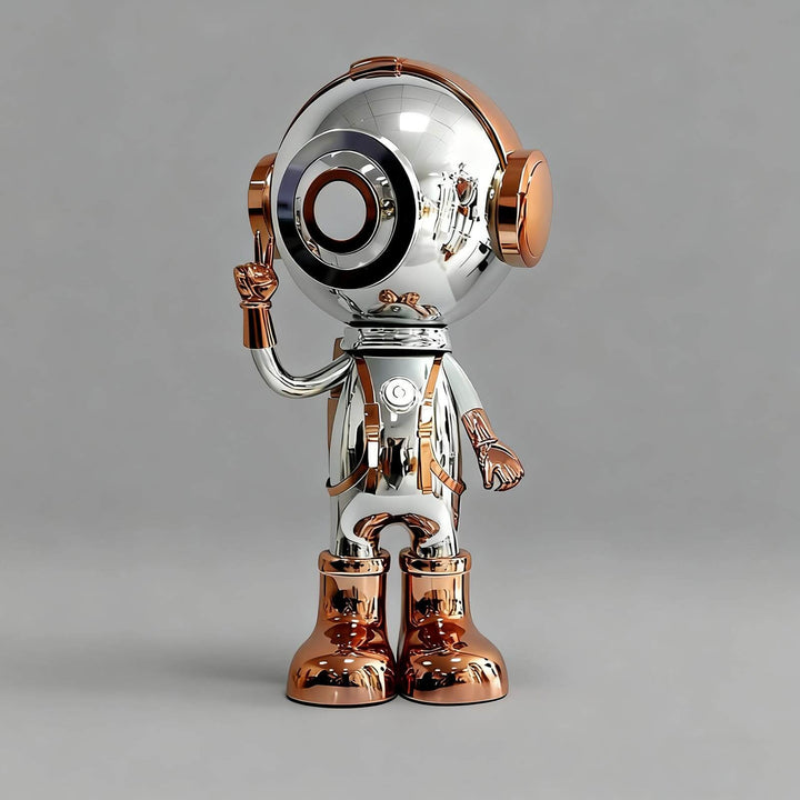 Ravino Art Deco Floor Lamp – Astronaut Sculpture for Living Room
