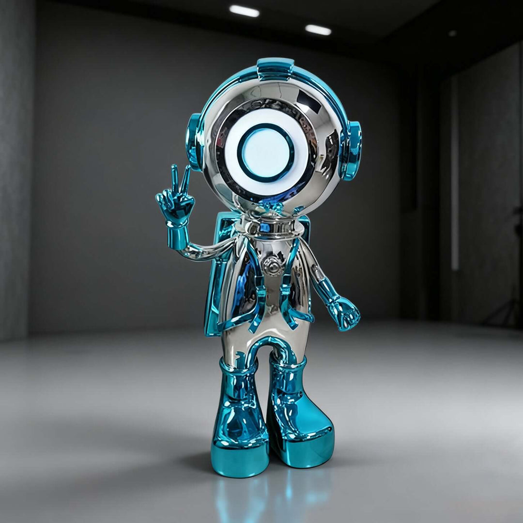 Ravino Art Deco Floor Lamp – Astronaut Sculpture for Living Room