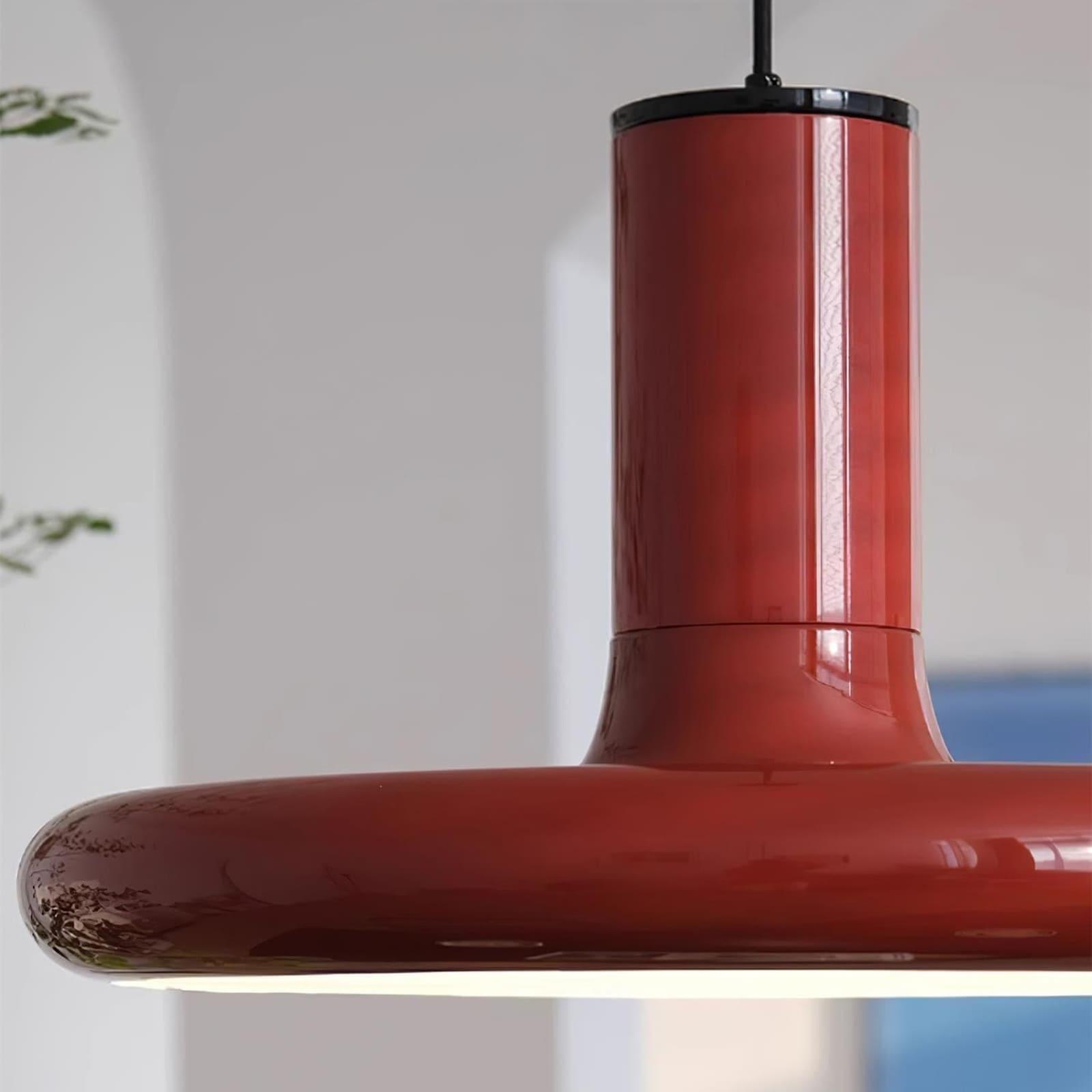 Red Frisbee Pendant Lamp - Vinlighting