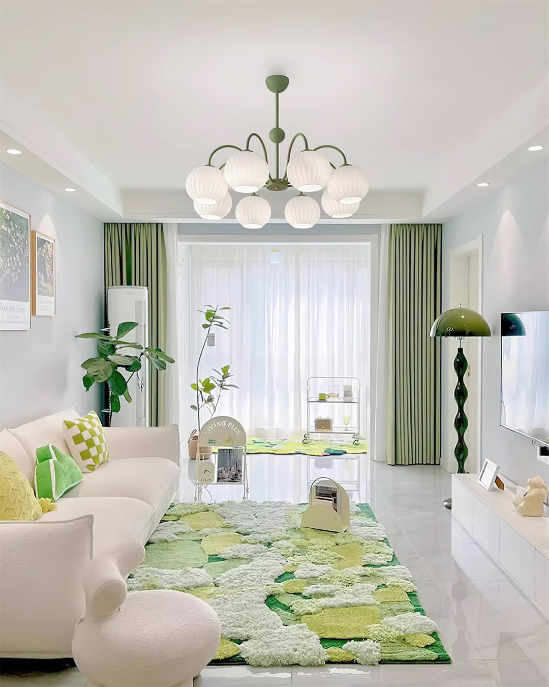 Renee Chandelier | Modern Elegant Lighting with Soothing Hues | Vinlighting | Vinlighting