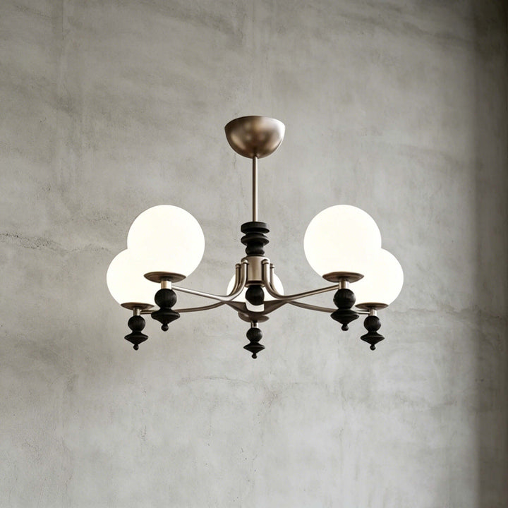 Renora Chandelier – Mid Century Glass Light for Living Rooms Character | Vinlighting