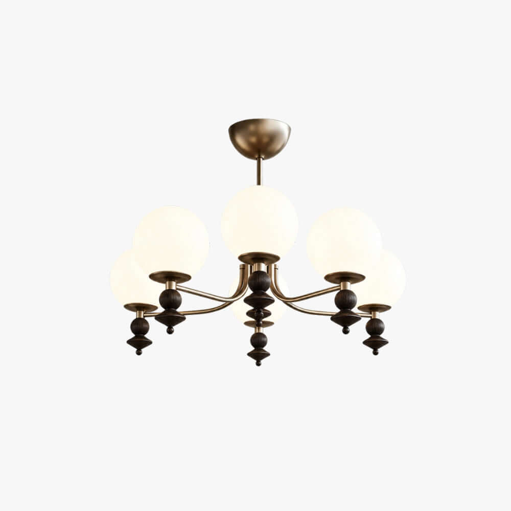 Renora Chandelier – Mid Century Glass Light for Living Rooms Character | Vinlighting