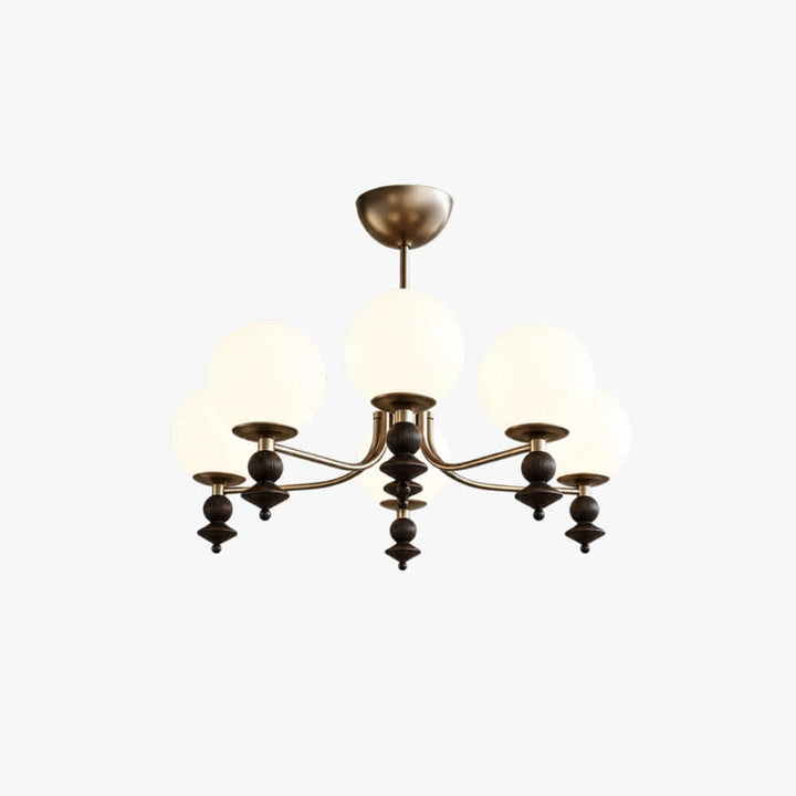 Renora Chandelier – Mid Century Glass Light for Living Rooms Character | Vinlighting