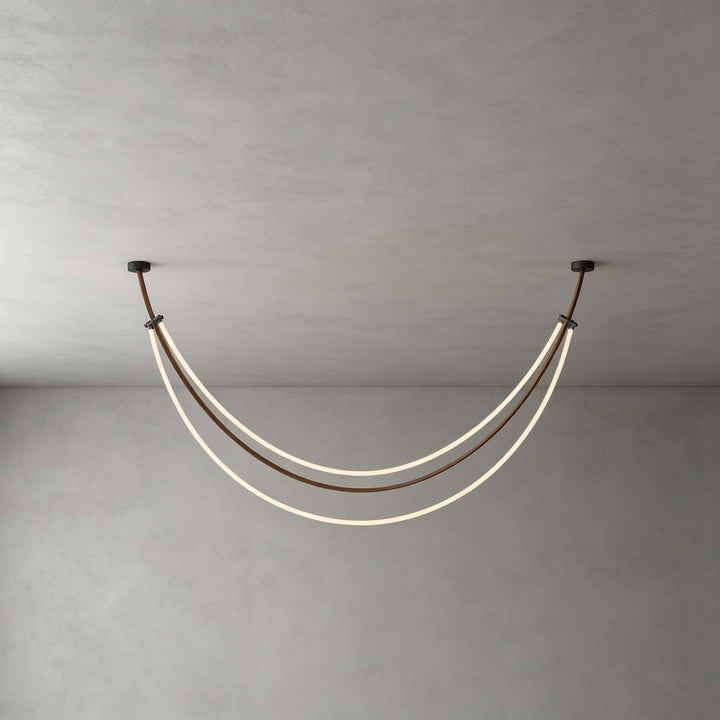 Rensley Modern Linear Chandelier for Dining Room or Kitchen Island