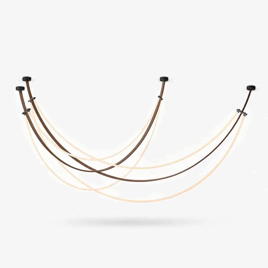 Rensley Modern Linear Chandelier for Dining Room or Kitchen Island