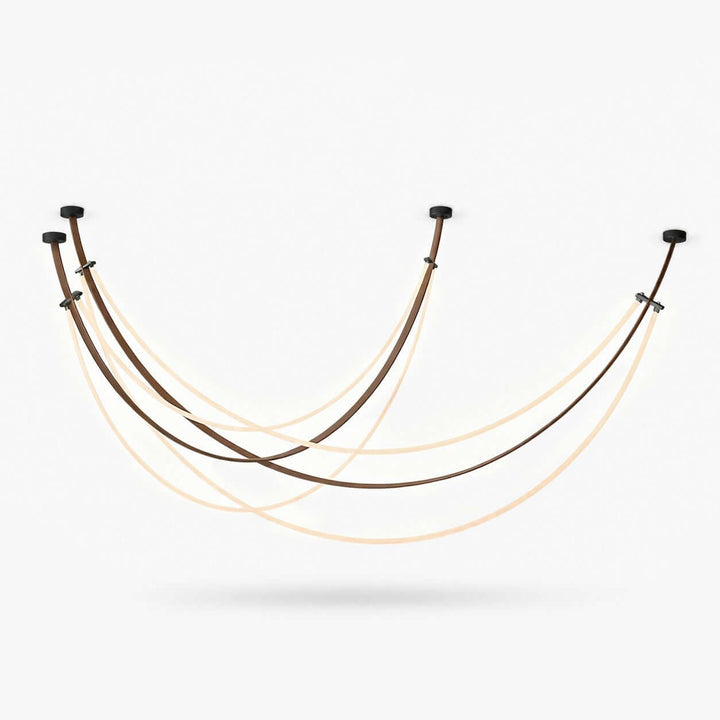 Rensley Modern Linear Chandelier for Dining Room or Kitchen Island