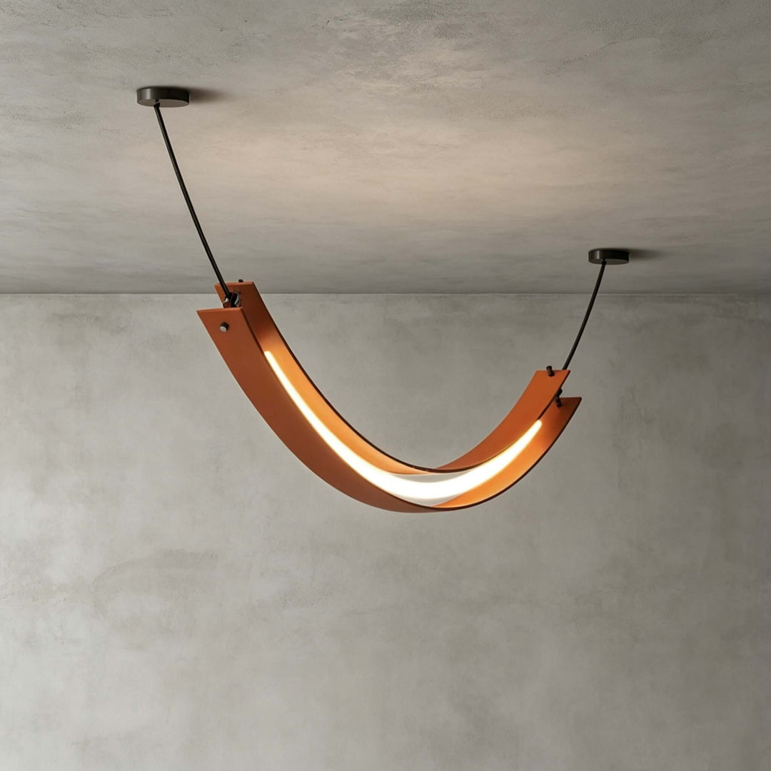 Renzo Linear Chandelier - Minimalist U-Shaped Art Decor Light | Vinlighting