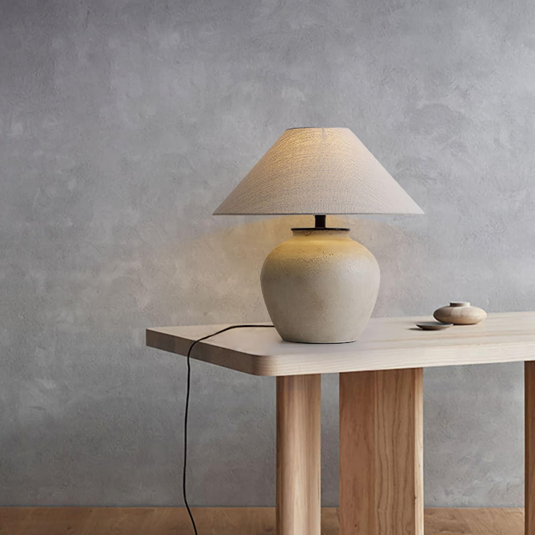 Retro Ceramic Jar Table Lamp For Living Room - Vinlighting | Vinlighting | Vinlighting