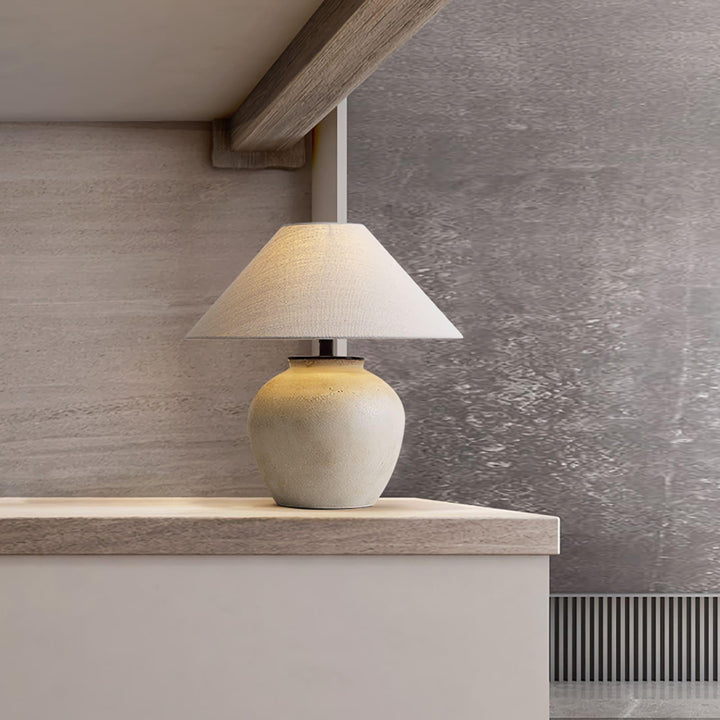 Retro Ceramic Jar Table Lamp For Living Room - Vinlighting | Vinlighting | Vinlighting