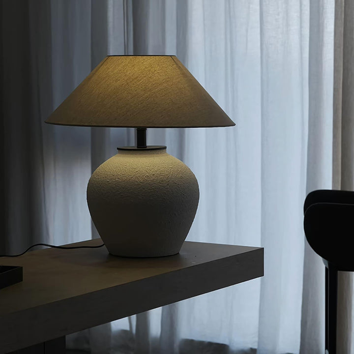 Retro Ceramic Jar Table Lamp For Living Room - Vinlighting | Vinlighting | Vinlighting