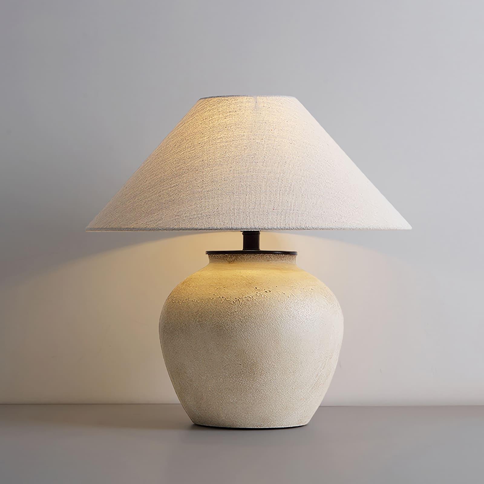 Retro Ceramic Jar Table Lamp - Vinlighting