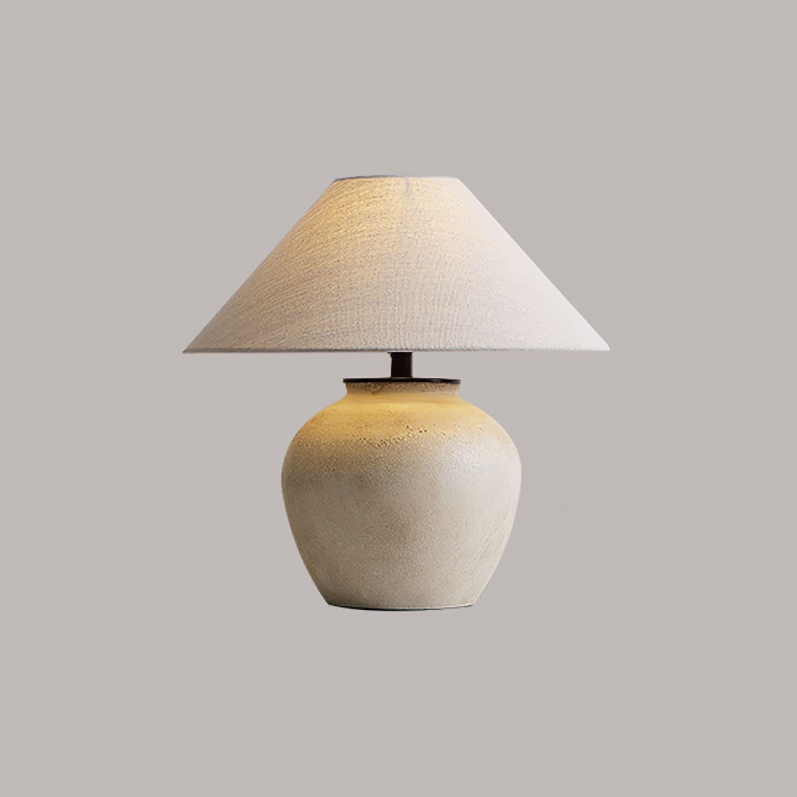 Retro Ceramic Jar Table Lamp - Vinlighting