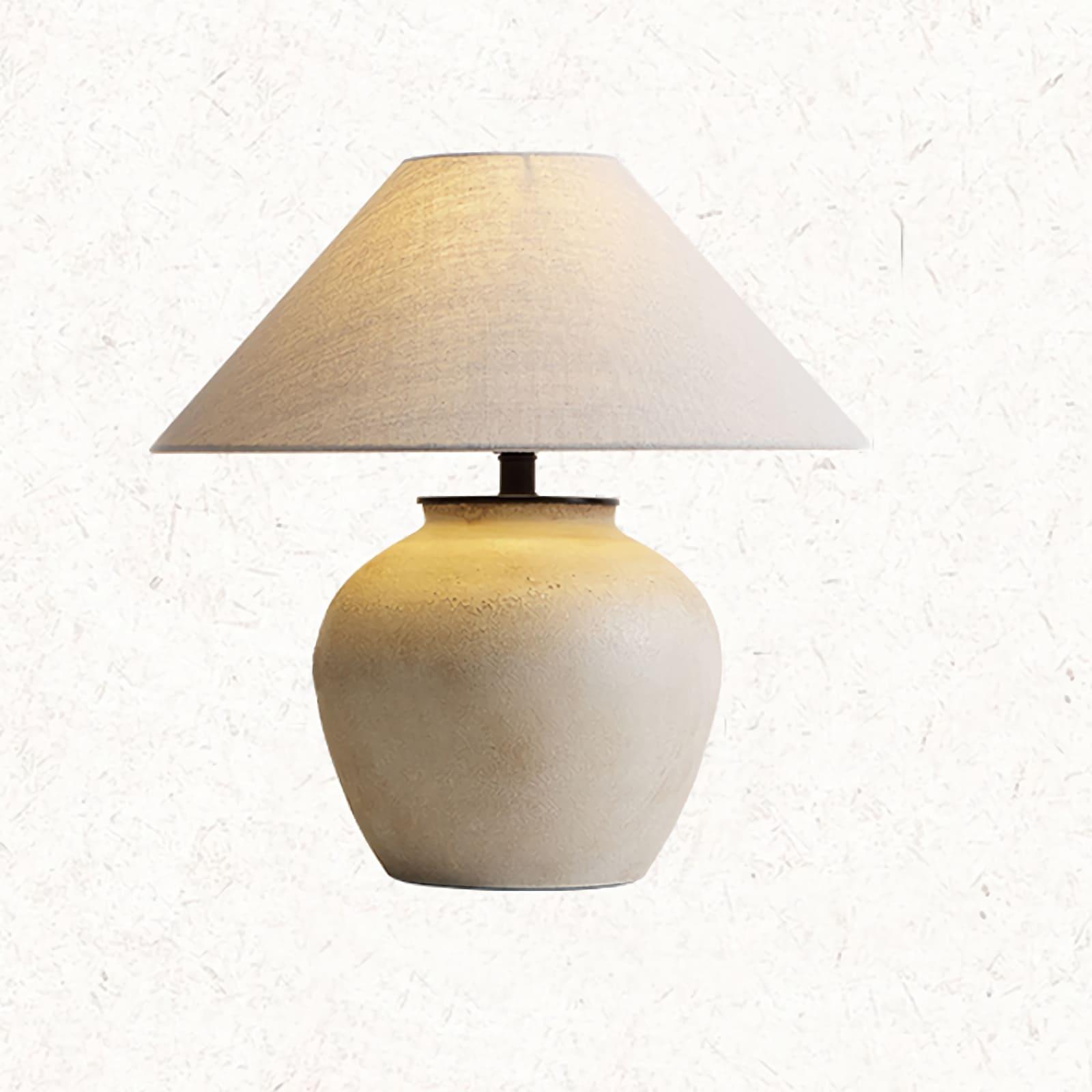 Retro Ceramic Jar Table Lamp - Vinlighting