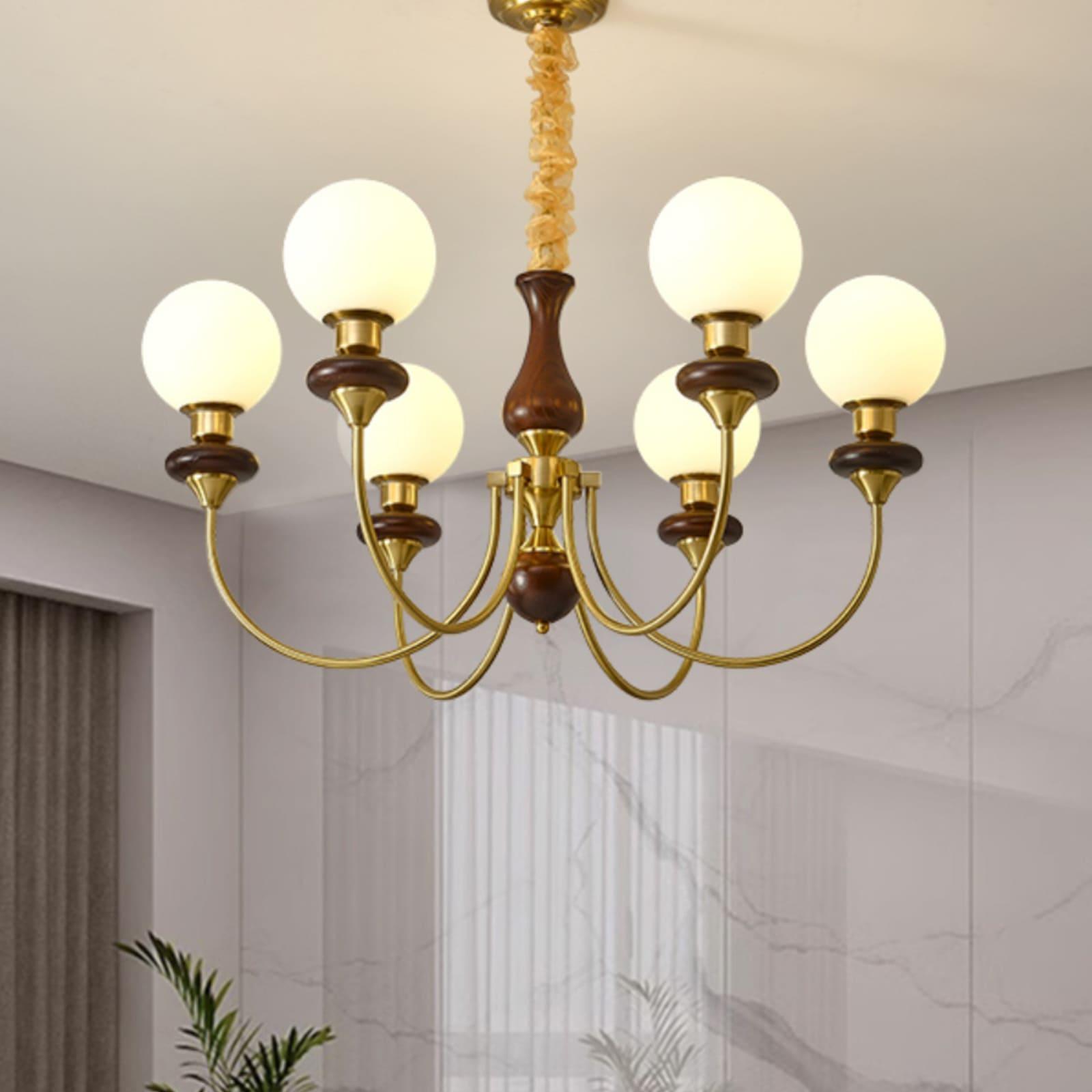 Retro Monique Chandelier - Vinlighting