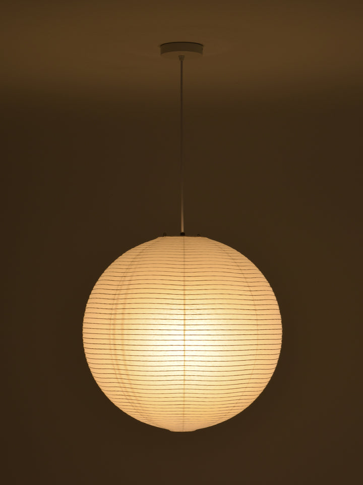 Rice Paper Round A Pendant Light