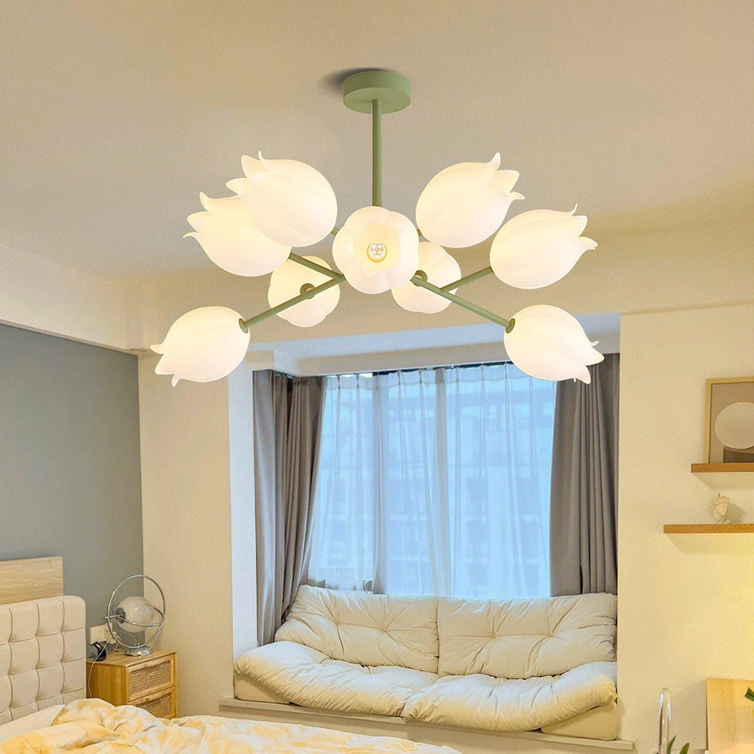 Ricko Chandelier | Floral Design & Soft Illumination | Vinlighting | Vinlighting