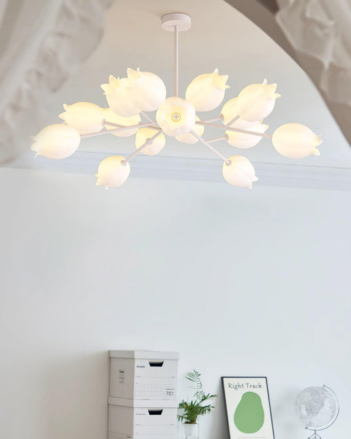 Ricko Chandelier | Floral Design & Soft Illumination | Vinlighting | Vinlighting
