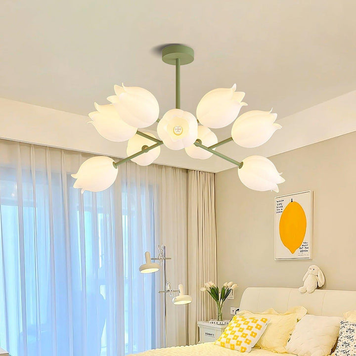 Ricko Chandelier | Floral Design & Soft Illumination | Vinlighting | Vinlighting