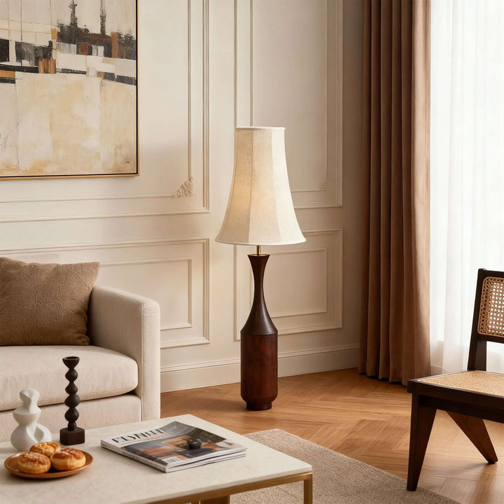 Rimavo Floor Lamp – Retro Wabi-sabi Fabric Lamp