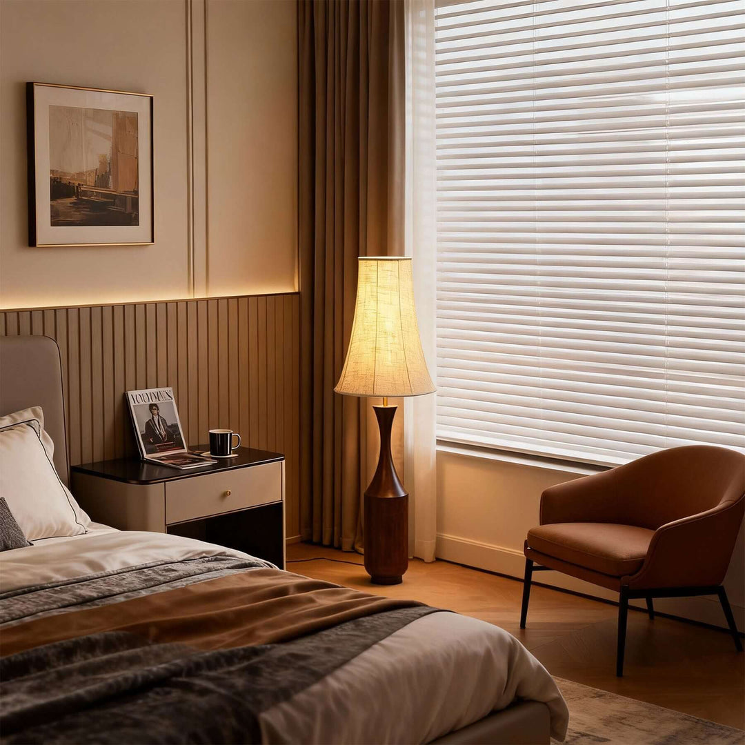 Rimavo Floor Lamp – Retro Wabi-sabi Fabric Lamp